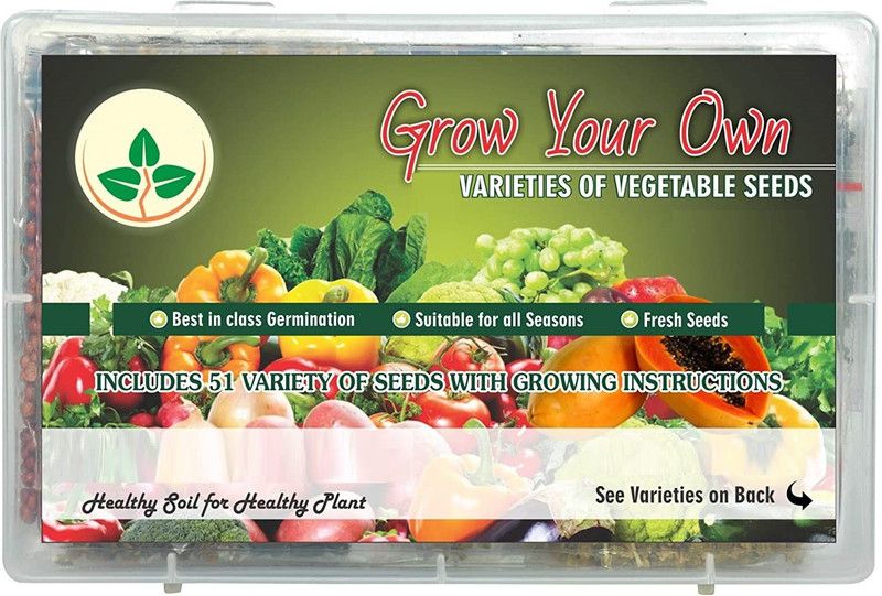 VibeX 35-Varieties-Grow Your Own 35 Varieties Of Vegetable Seeds Seed  (1225 per packet)
