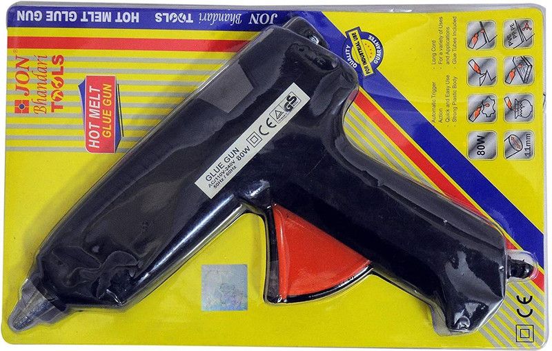 Dip 80 Watt Hot Melt Glue Gun with Glue Stick Standard Temperature Corded Glue Gun  (11 mm)
