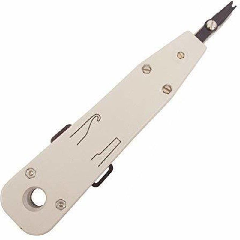 Maxxlite B07NQS3NDF Punch Down Krone Type Telephone Professional Cat5/cat5e Insertion LSA Mounting IDC Socket Tool Pack of 1 Manual Crimper