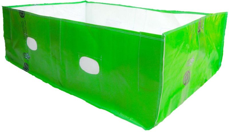 Greeno Biotech 450GSM HDPE UV Stabilized, Vermi bed(6ft X 4ft X 2ft) Grow Bag