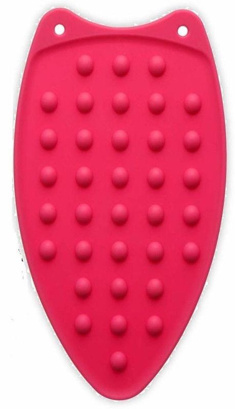 TWARAMI Silicon Iron Rest Pad | High Heat Resistant, 27x14 cm, Random Multicolour Ironing Mat  (Silicone)