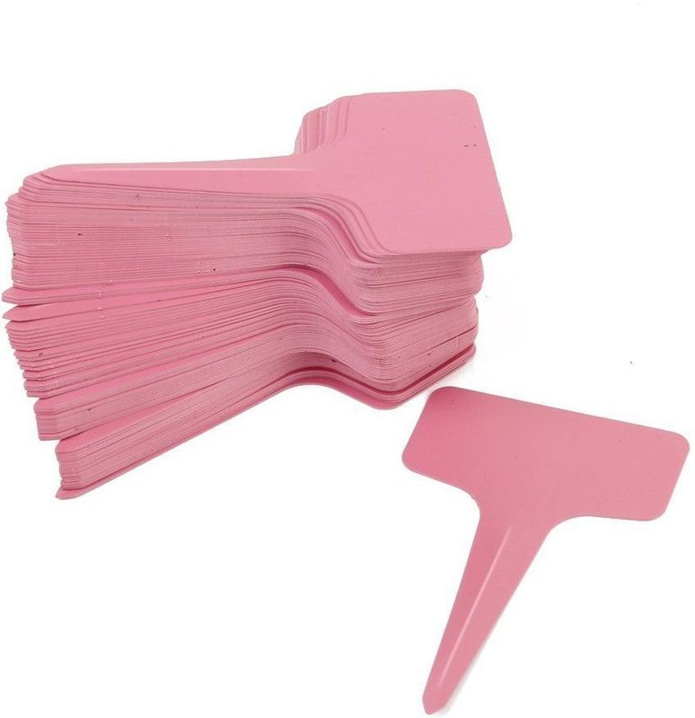 Futurekart 100 pcs 10cm x 6cm Plastic T-Type Plant Shrub Tree Seeds Tags Garden Tool Kit  (100 Tools)