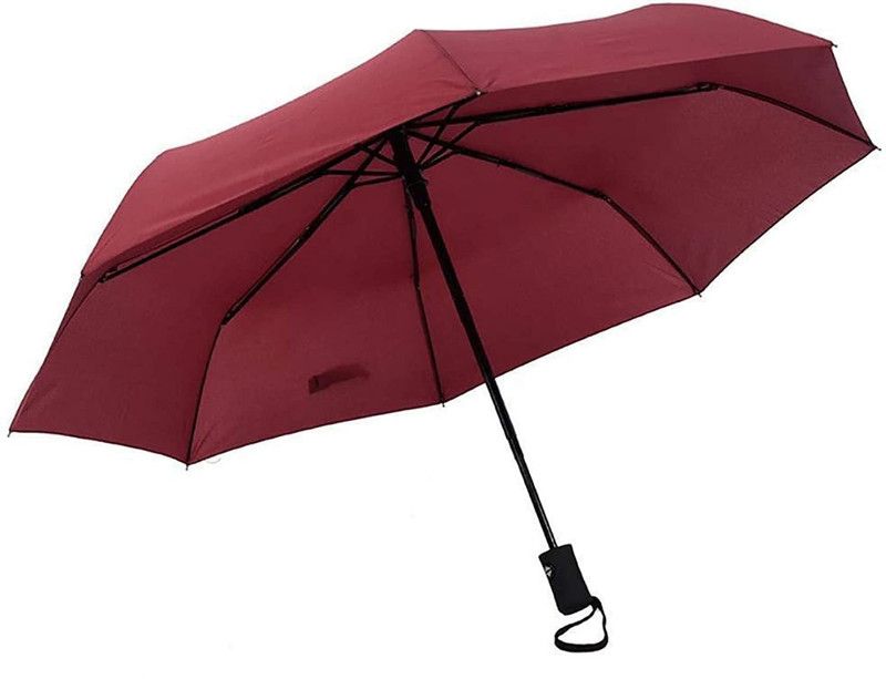 Zofer Travel Umbrella Windproof Automatic Umbrellas-Factory Outlet Umbrella Umbrella Umbrella  (Red)