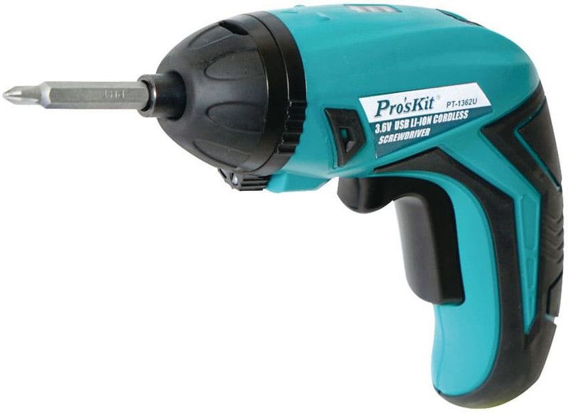 Proskit 3.6V Li-Ion USB Cordless Drill PT-1362U Angle Drill  (6.35 mm Chuck Size)