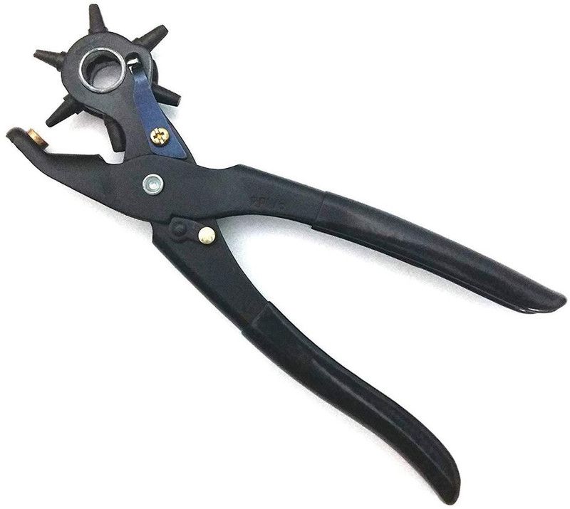 Point Zero Leather Belt Hole Punch Plier with Multi Tool Manual Belts Puncher Maker Machine Punch Plier  (Length : 9.8 inch)