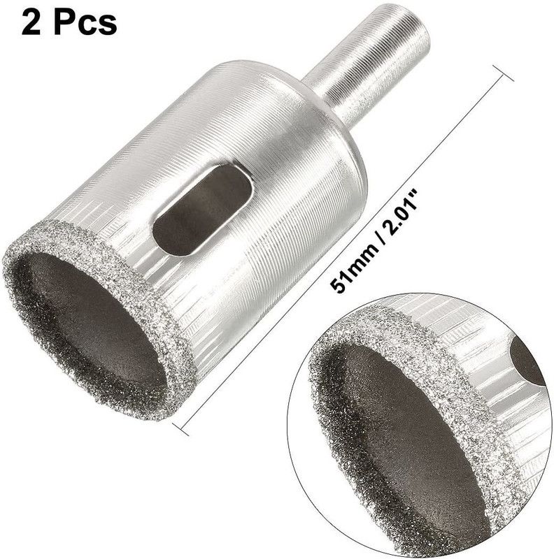uptoak 2pcs 22mm Diamond Drill Bit Hole Saw on Tile Glass Marble Granite Fiberglass Ceramic Instrument