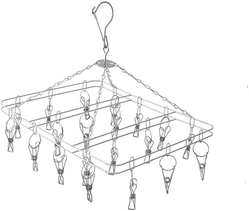 Vastra Steel Dress Hanger For Dress  (Silver)