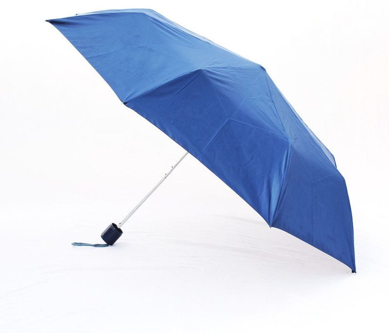 Pupe Trendy Blue 3 Fold All Season Umbrella  (Blue)