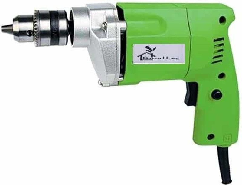 GREEN HOME Green Home Power Drill Machine Pistol Grip/Green300watt/230v/2600 rpm/6 month warranty/ GHPDM2155/10mm Pistol Grip Drill  (10 mm Chuck Size)