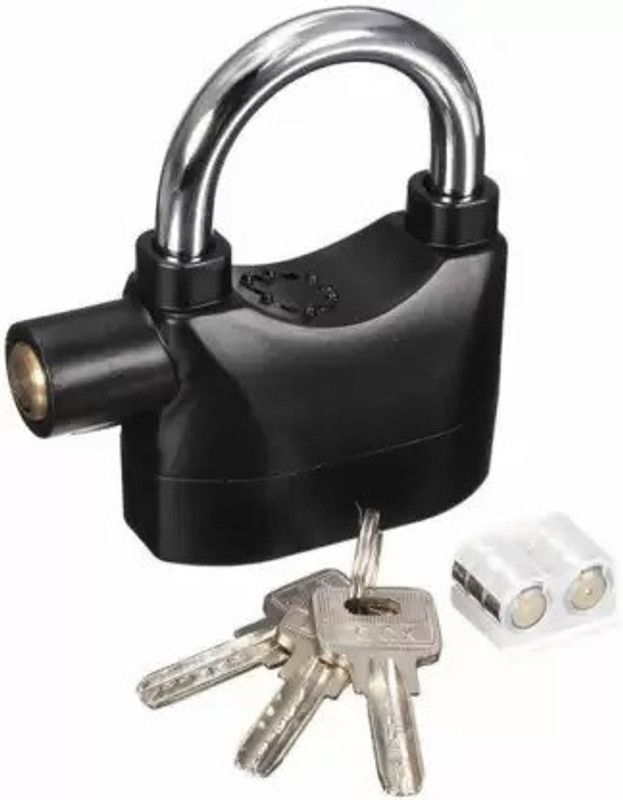 sj Steel, Iron Metallic Smart Lock  (Black)