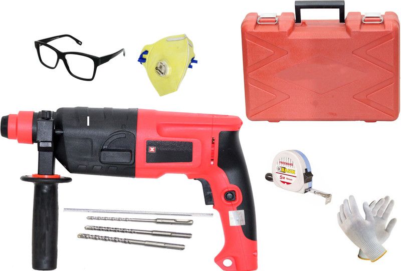 Digital Craft Xtra Power Electric Hammer Impact Drilling machine Power Tools For Home Concrete Electric Demolition Tools Set Rotary Hammer Drill  (20 mm Chuck Size, 500 W)