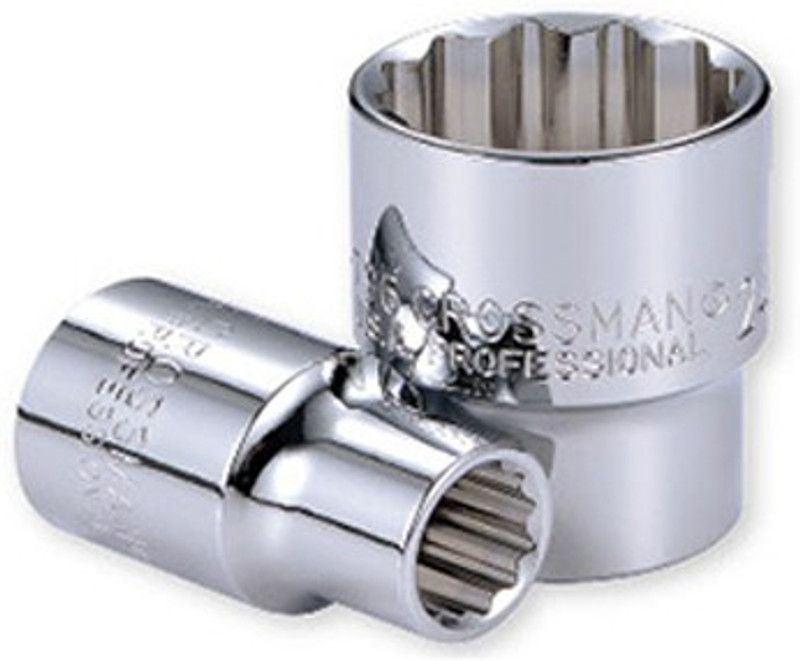 Crossman 98-799	1/2" Drive Socket: Standard - 12 Pt (Metric) 27mm (Pack of 1Pcs.)| Socket Set  (Pack of 2)