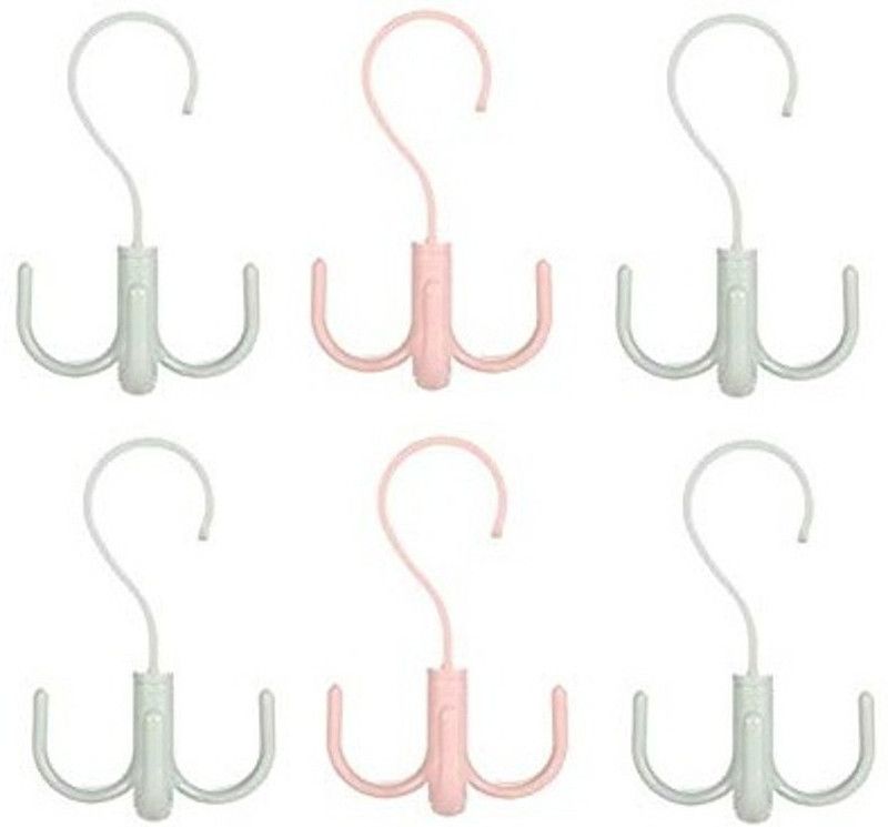 Shreejee Pack of 6 360° Rotating Purse/Handbag Hangers Handbag Organizer