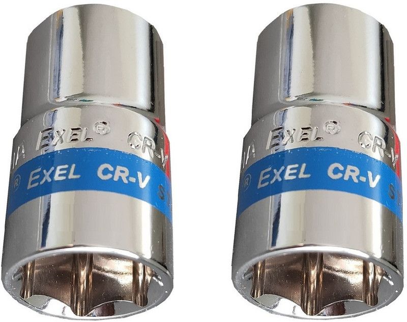 ALPHABET 1/2" Square Drive (10 & 12) -MM Taparia-Hex Socket Set  (Pack of 2)