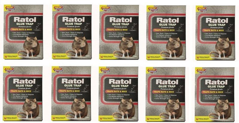 RATOL Large Improved Version Insect Rodent Lizard Trap Rat Catcher Adhesive Sticky Glue Pad Live Trap