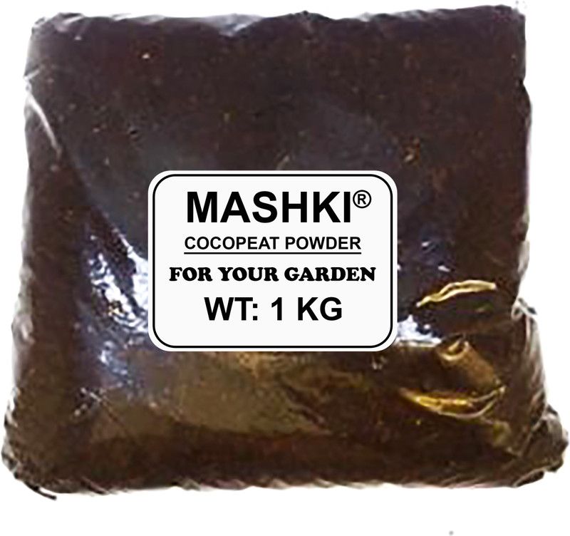 MASHKI COCOPEAT POWDER 1 KG - 100% NATURAL AND ORGANIC COCOPEAT / COIRPITH POWDER ORGANIC Soil Manure COCO POWDER Soil Manure Manure  (1 kg, Powder)