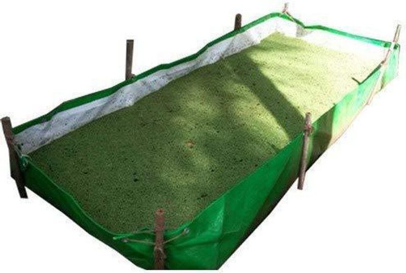 Real Trust 450 GSM HDPE Azolla Cultivation Bed , Size -12ft x 4ft x 2ft (Green and White) Garden Tool Kit  (1 Tools)