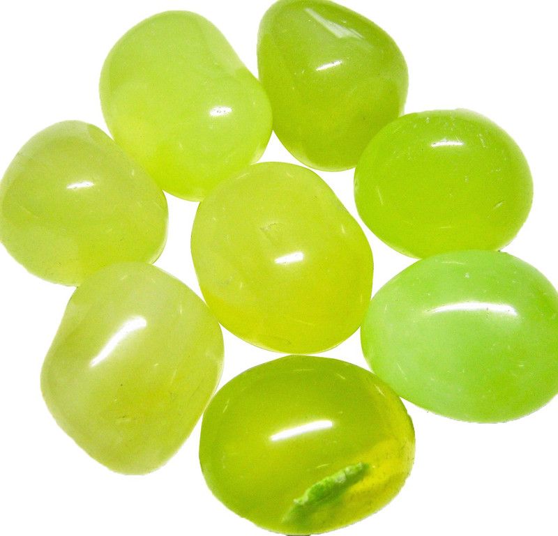 Prisha PC21 Polished Asymmetrical, Round, Oval Onyx Pebbles  (Green 1 kg)