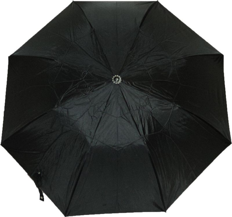 K.C Paul Raj 2 Fold Umbrella  (Black)