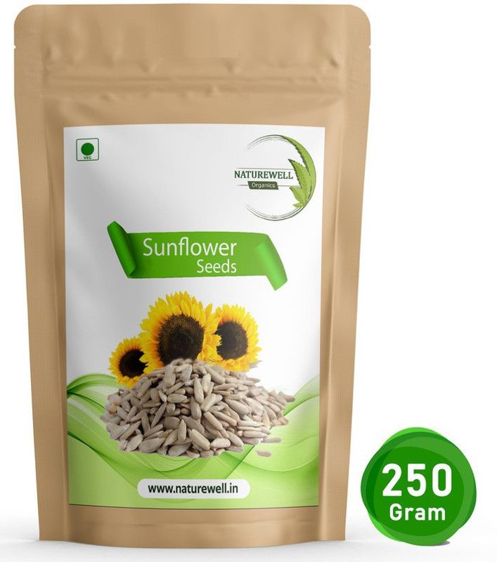 Naturewell Organics 250 gram - Sunflower Seeds for Eating Protein and Fibre Rich Superfood Seed  (250 g)