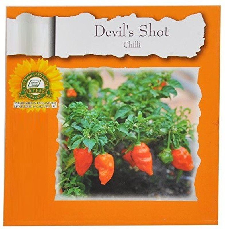 Qualtivate ™ Garden Ornamental Hot Chilli Organic Seeds Seed  (1000 per packet)