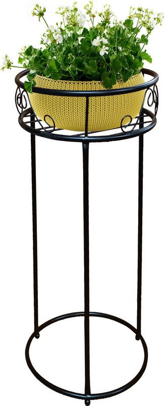 GIG Handicrafts Plant Container  (Metal, External Height - 65 cm)