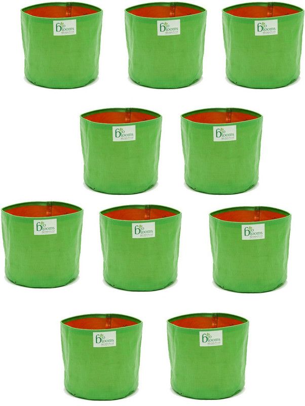 bio blooms OUTDOOR TERRACE GARDENING GROW BAG 9" X 9" (PACK OF 10) Grow Bag