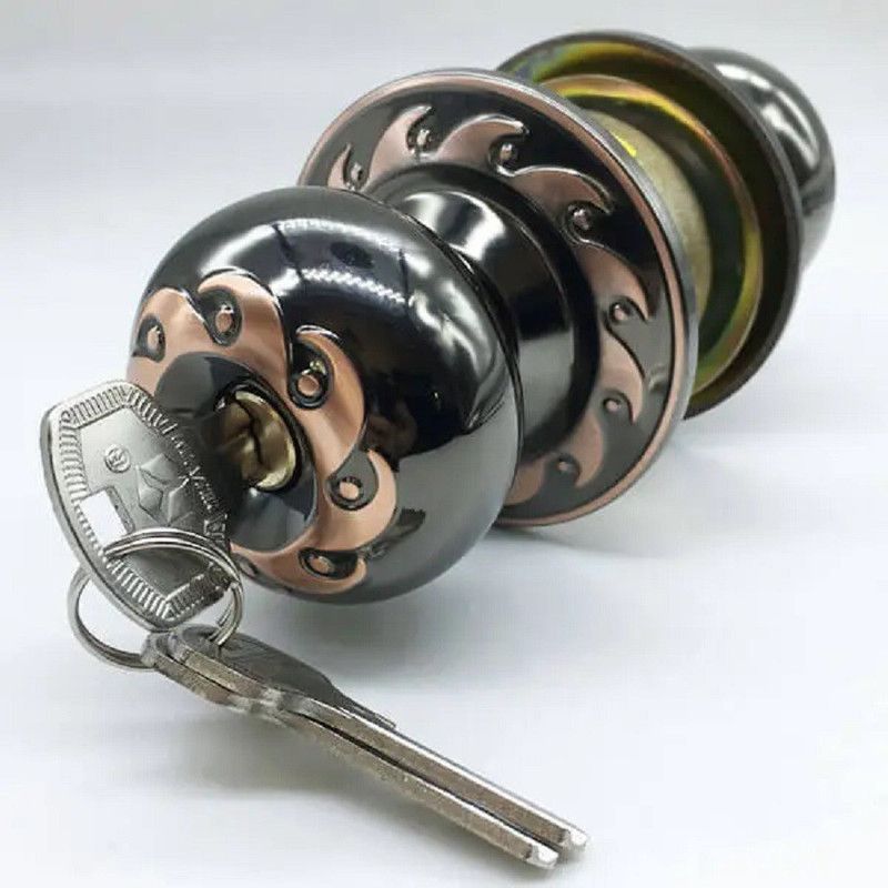 BATH KING Steel Glossy Door knobs  (Multicolor)