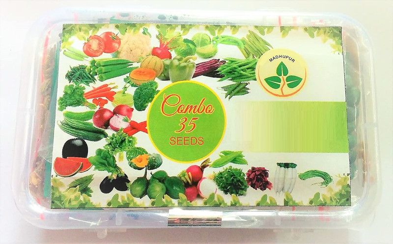 VibeX 35-Varieties-Combo of 35 Vegetable Seeds Seed  (1225 per packet)