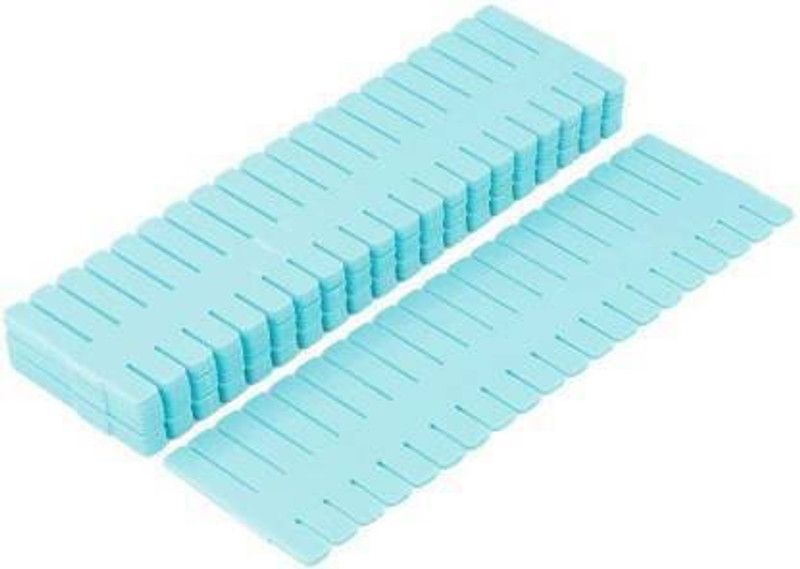 silverwyn Adjustable Stretchable Interlocking Drawer Clapboard Divider/Grid Closet Sorting Partition/Plastic Strips Separators cabinet Storage box organizer| Clothes/Socks/Makeup,6 Pc Drawer Divider (Plastic) Drawer Divider  (Plastic)