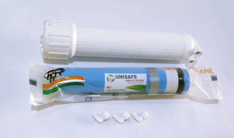 UNISAFE AQUA RO SYSTEM MEMBRANE HOUSING 100 GPD MEMBRANE THREE ELBOW SUITABLE FOR ALL KIND OF RO WATER PURIFIERS (0.005 PACK OF 5) Solid Filter Cartridge  (0.05, Pack of 5)