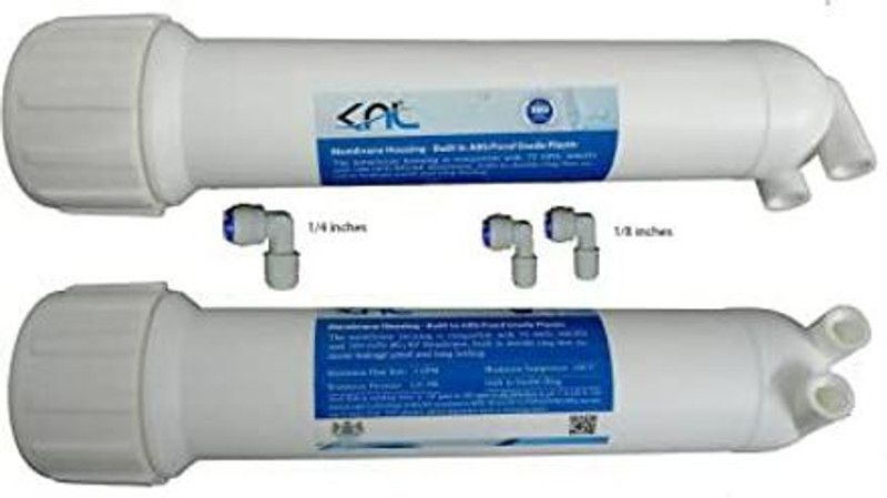 RKE Membrane Housing, Food Grade Plastic, with 75 GPD, 80 GPD and 100 GPD Membrane Solid Filter Cartridge  (5, Pack of 15)
