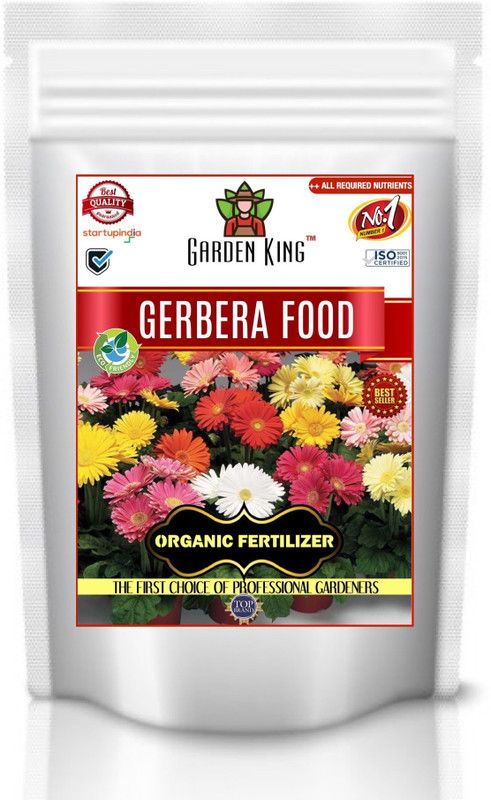 Garden King Gerbera Magic Mixture, Essential Super Powerful Organic Fertilizer for Gerbera Plants with ++ Growth Booster and Active Micro Organism Fertilizer  (0.2 kg, Powder)