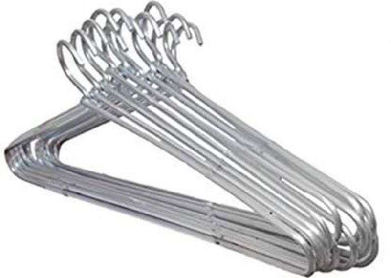 MRK Steel cloth hanger Steel Saree Pack of 12 Hangers For Saree  (Silver)