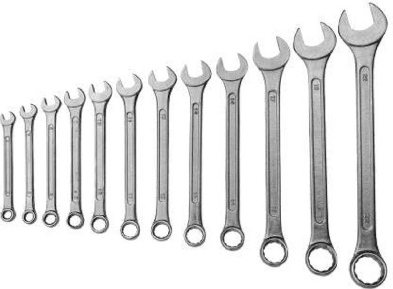 Shopsy 12 PCS Combination Socket Wrench Set AA-4,12 PCS Combination Wrench Set AA-1, 12 PCS Combination Wrench Set Double Sided Double Sided Combination Wrench  (Pack of 12)