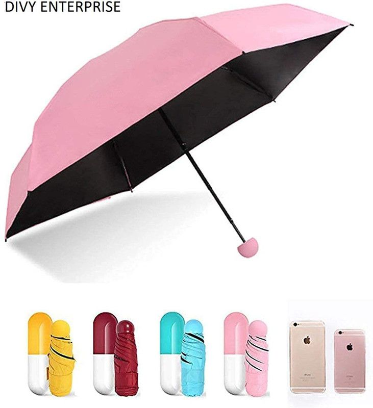 DIVY ENTERPRISE CAPSULE UMBRELA Umbrella (Multicolor) Umbrella  (Multicolor)