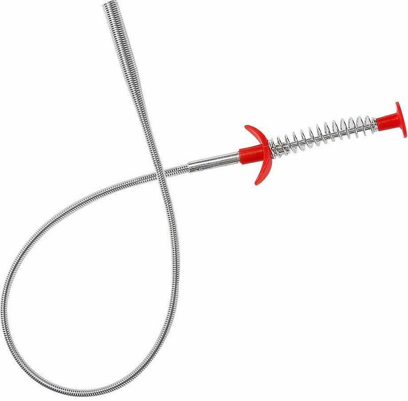 SSB INTERNATIONAL Sink Cleaning Hook Sewer, Spring Cleaner Hair Dredging Tool (1.6 m, 150 cm) Multi-purpose Plunger
