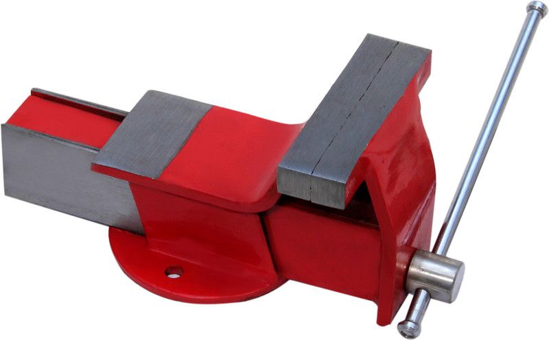 MK mk all steel bench vice fabricated 5", fix base Hand Tool Kit  (1 Tools)