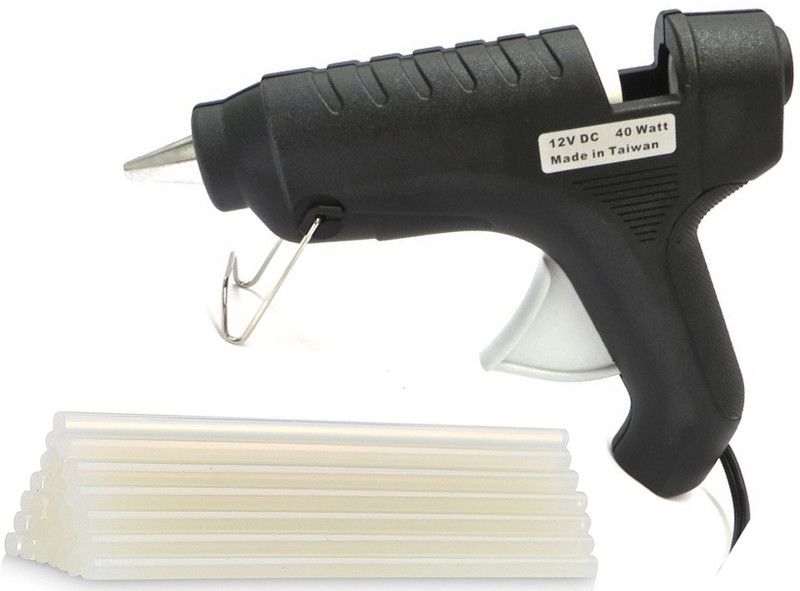 FADMAN ITEK BLACK 40W 40 WATT HOT GLUE GUN WITH FREE 30 GLUE STICKS Standard Temperature Corded Glue Gun  (11 mm)