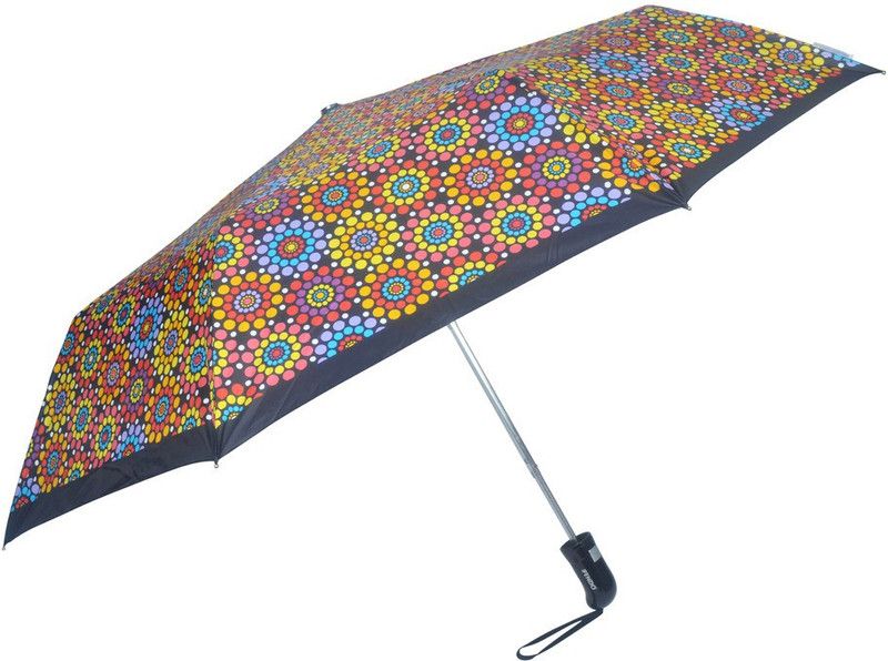 Fendo Rain Drop 3 Fold Women Umbrella  (Multicolor)