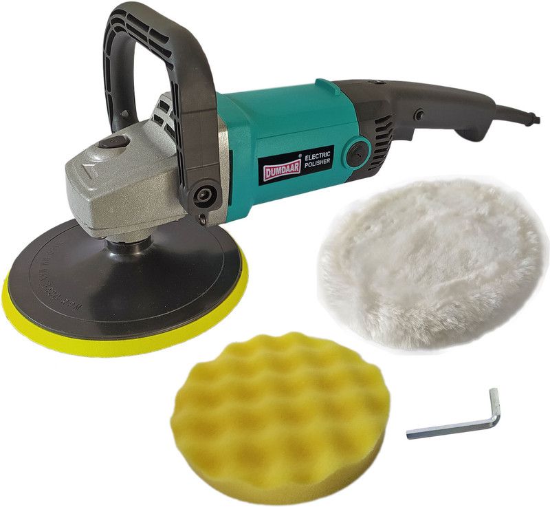 DUMDAAR 1200W Variable Speed Car Polishing machine with 7inch Wave Phome (Sponge) Pad WITH 6 MONTHS WARRANTY Vehicle Polisher  (7 inch)