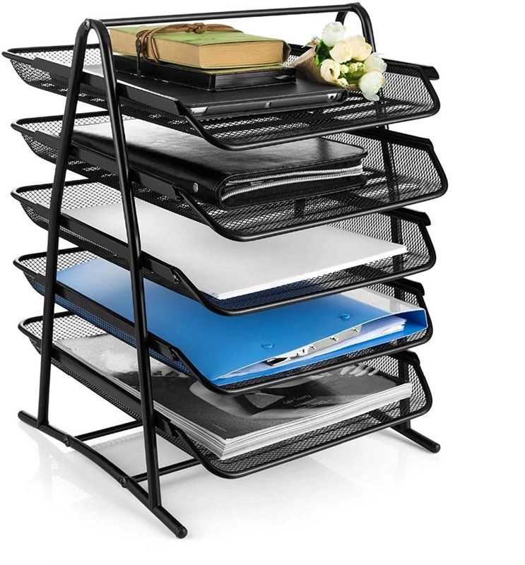 Tradecart Shelf Organizers  (Black, Steel)