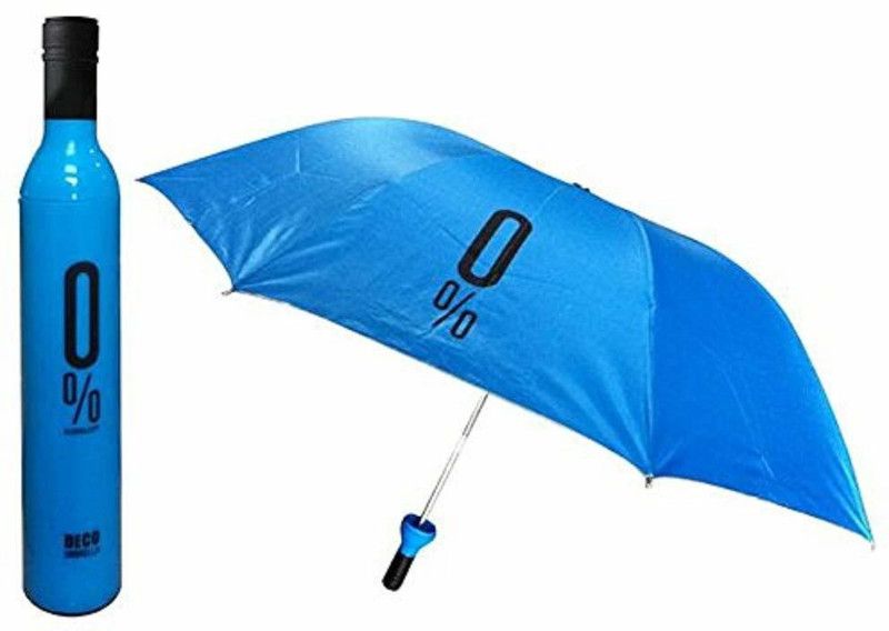 DUNGRANI ENTERPRISE Stylish Umbrella Folding Plastic Bottle Deco Umbrella Umbrella (Multicolor) Umbrella  (Blue)