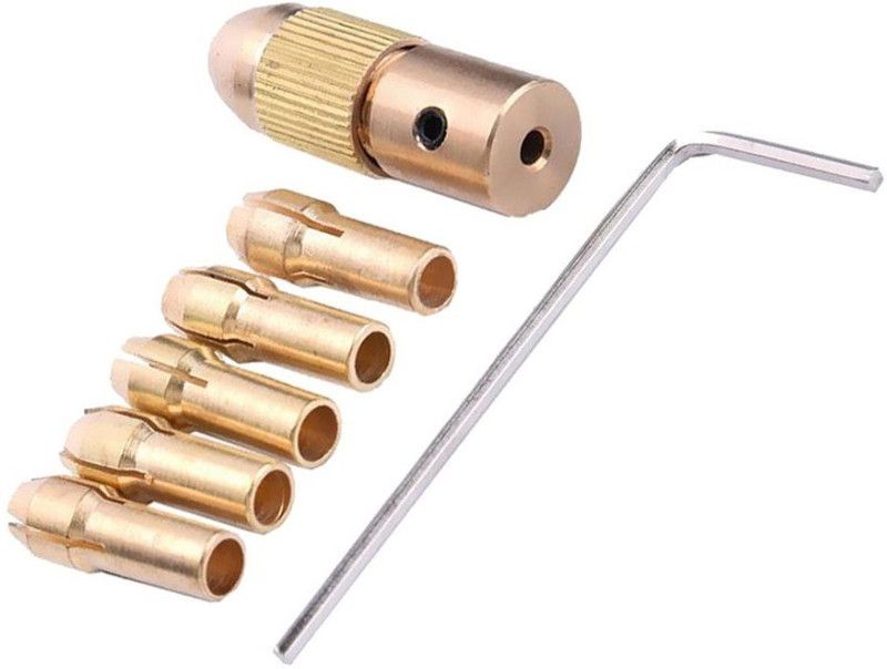 JAIVIK STORE 3.17mm Shank Metal Drill Chuck Collet Bits Rotary With Screw 0.5MM -3 MM