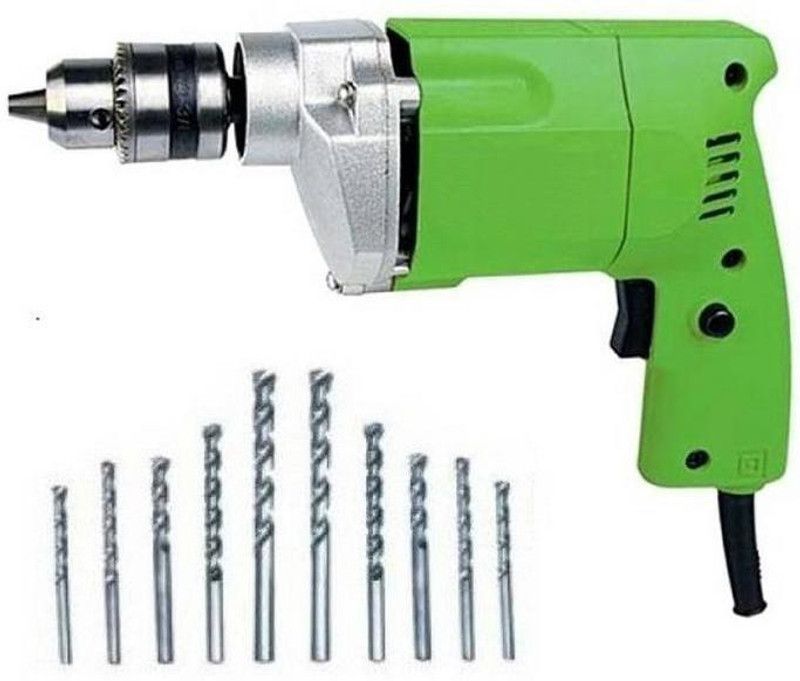 GREEN HOME Drill Machine Pistol Grip/Multicolour/10mm/300watt/230v/6 month warranty/ GHPDM0634/10mm Pistol Grip Drill  (10 mm Chuck Size)