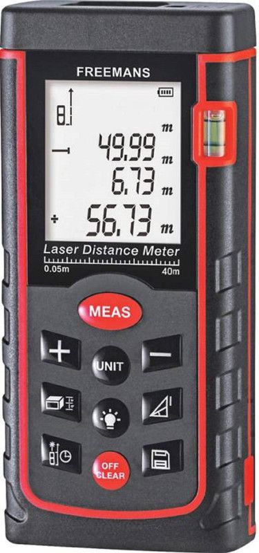 Pithadai PGC5089 Laser Distance Meter Digital Measure Range Finder Handheld Point Non-magnetic Electronic Level  (11.6 cm)