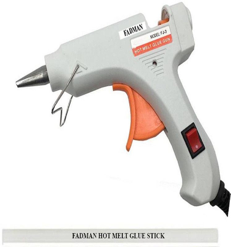 FADMAN White Mini 20 Watt On Off Switch With 1 Hot Melt Sticks Standard Temperature Corded Glue Gun (7 mm) Standard Temperature Corded Glue Gun  (7 mm)