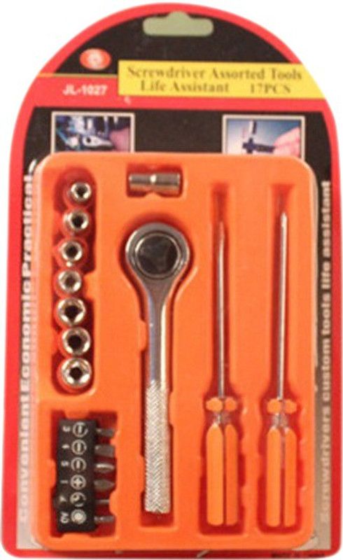 NIRVA High Quality 17 in 1 Hand Tool Kit  (17 Tools)