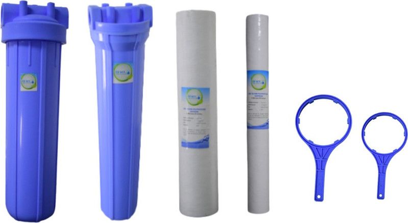 PEARL WATER TECHNOLOGIES Jumbo & slim cartridges filter With jumbo & slim cartridges filter housing And Spanner Solid Filter Cartridge  (5, Pack of 6)