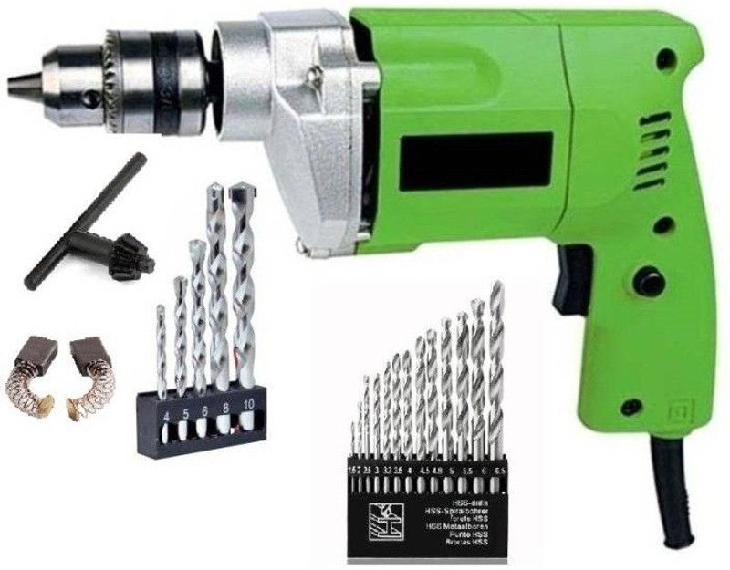 Engarc 10MM WITH WALL & HSS BITS Pistol Grip Drill  (10 mm Chuck Size)